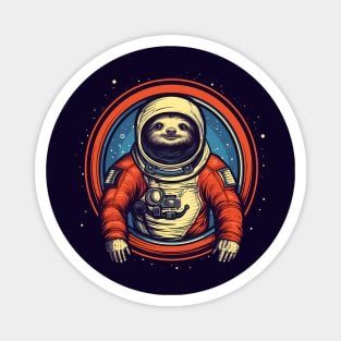 Sloth Astronaut Magnet